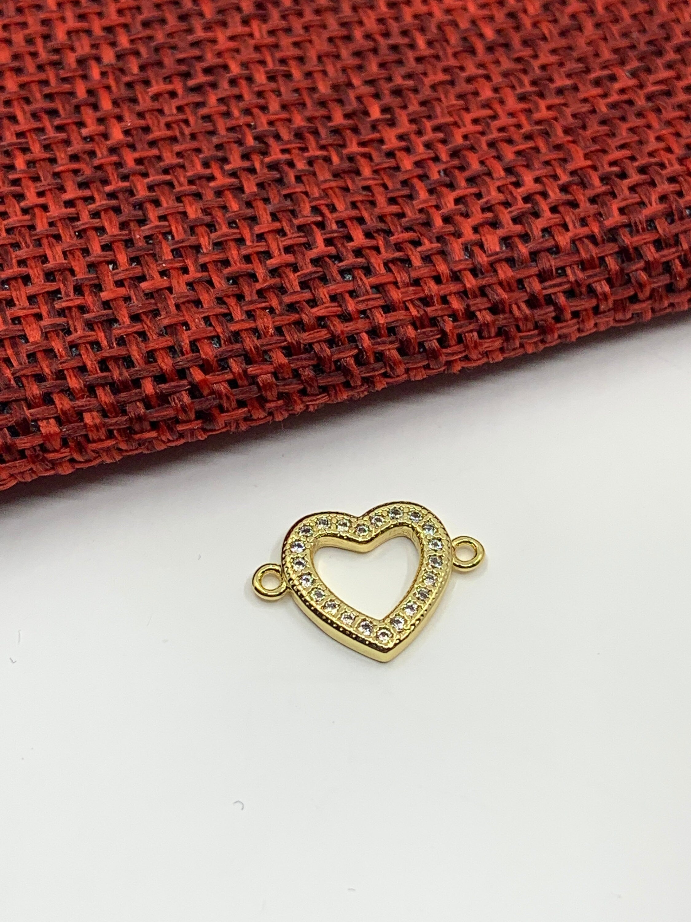 Heart Symbol Charm Connector | Bellaire Wholesale