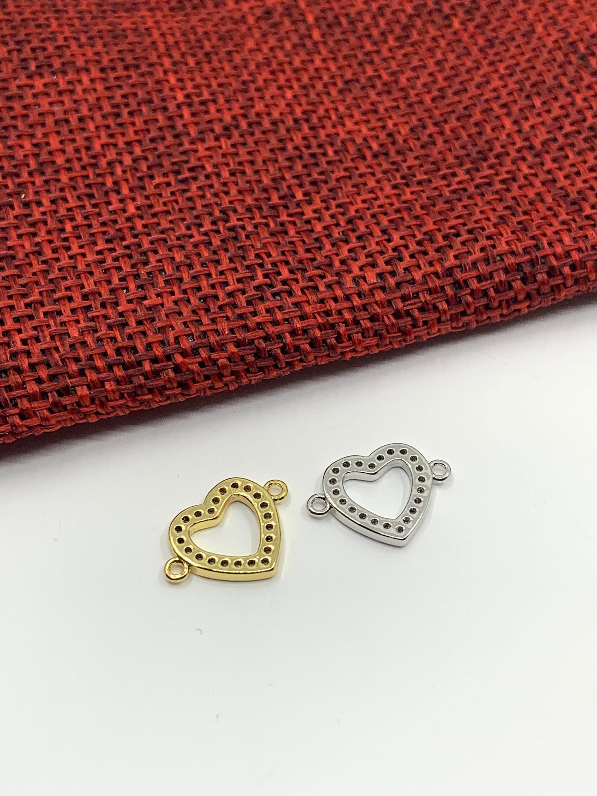 Heart Symbol Charm Connector | Bellaire Wholesale
