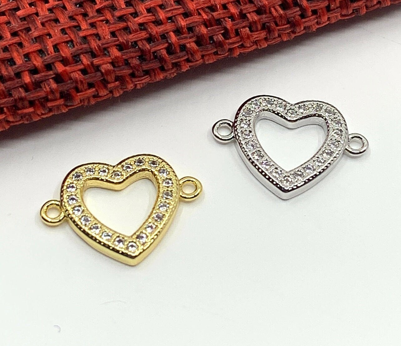 Heart Symbol Charm Connector | Bellaire Wholesale