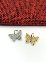 Butterfly Charm CZ, 2 colors | Bellaire Wholesale