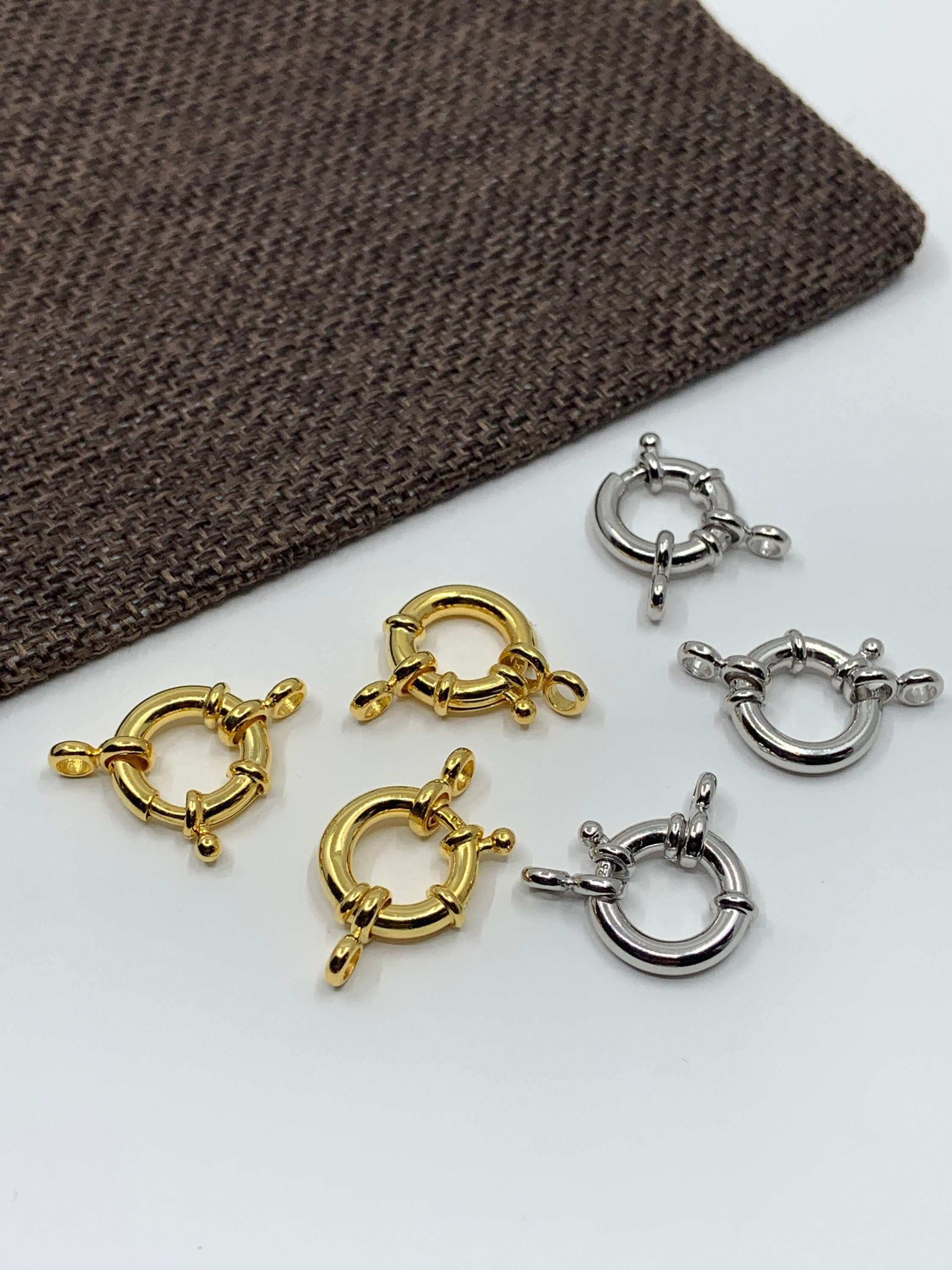 925 Sterling Silver Sailor's Lock, 13mm