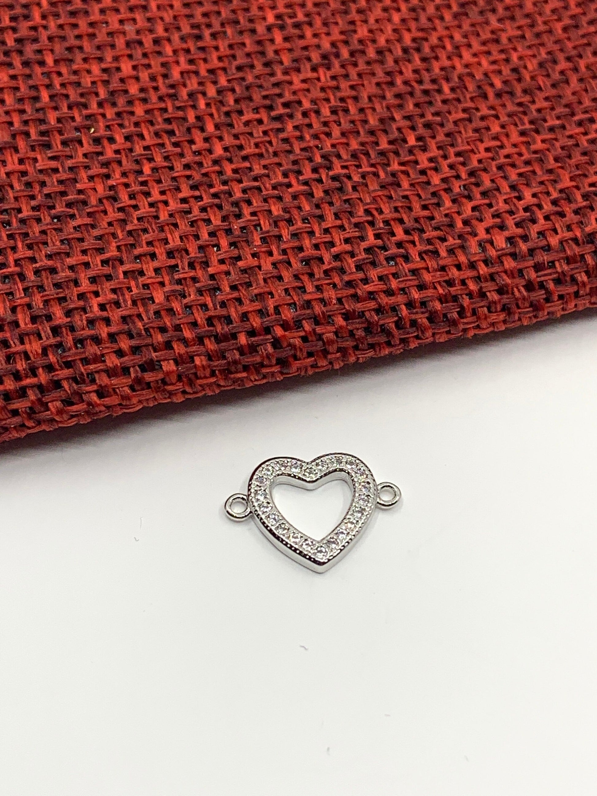 Heart Symbol Charm Connector | Bellaire Wholesale