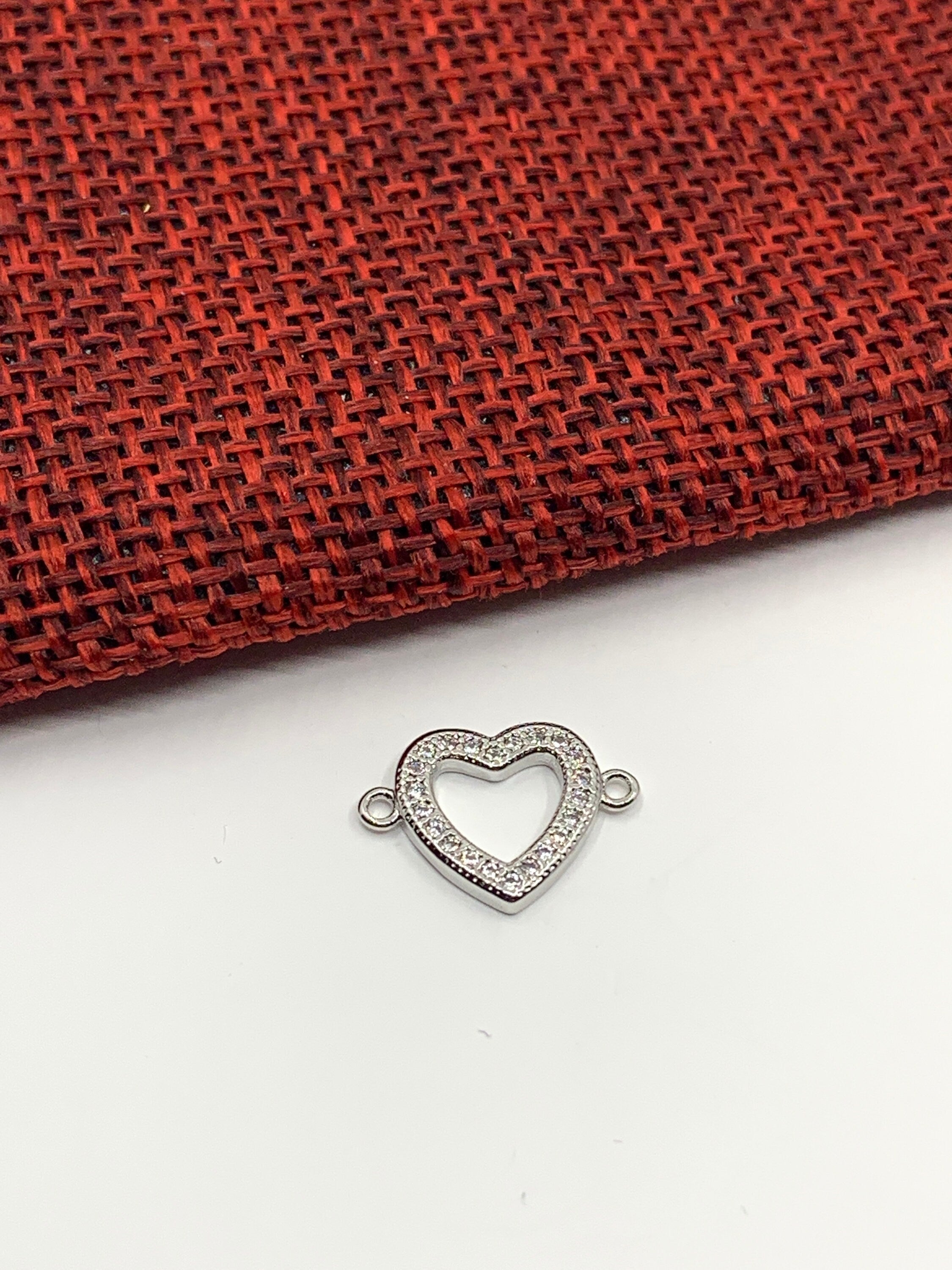 Heart Symbol Charm Connector | Bellaire Wholesale