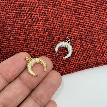 Horn Crescent Pendant, 2 colors | Bellaire Wholesale