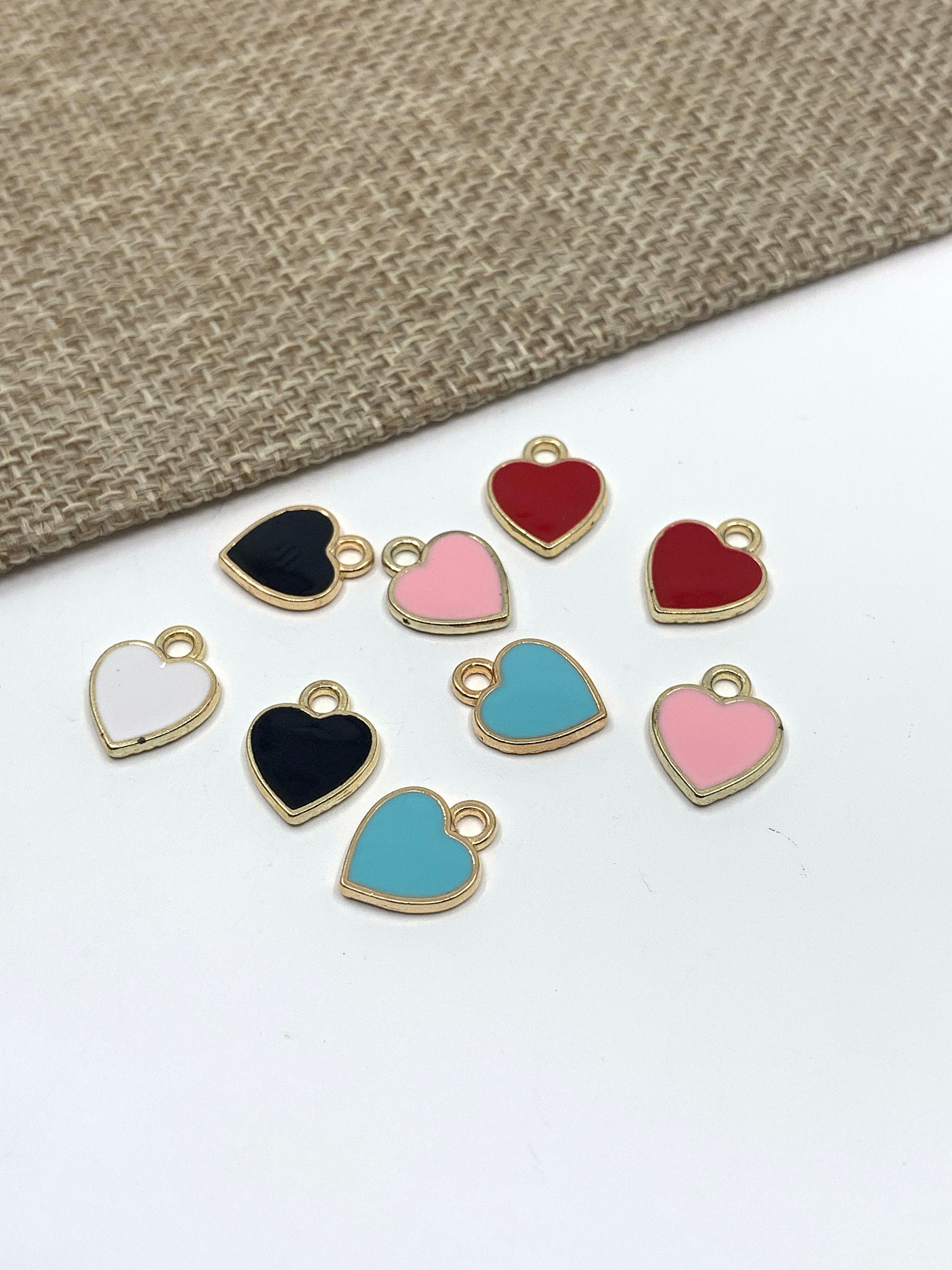 Enamel Colorful heart Charm | Bellaire Wholesale
