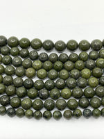 Forest green wood beads | Bellaire Wholesale