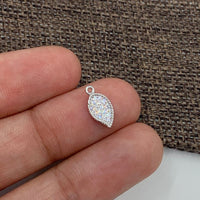 Silver Tiny Leaf Charms | Bellaire Wholesale