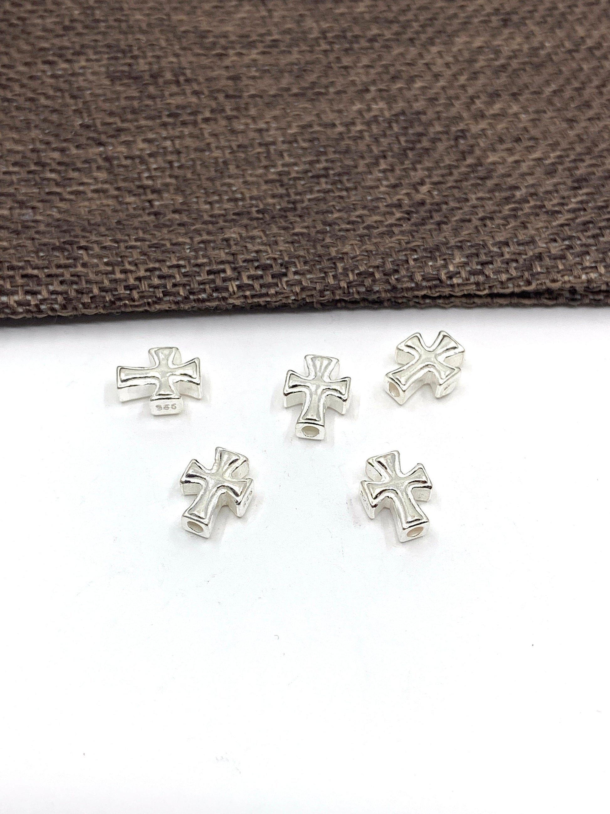 925 Sterling Silver Cross Bead | Bellaire Wholesale