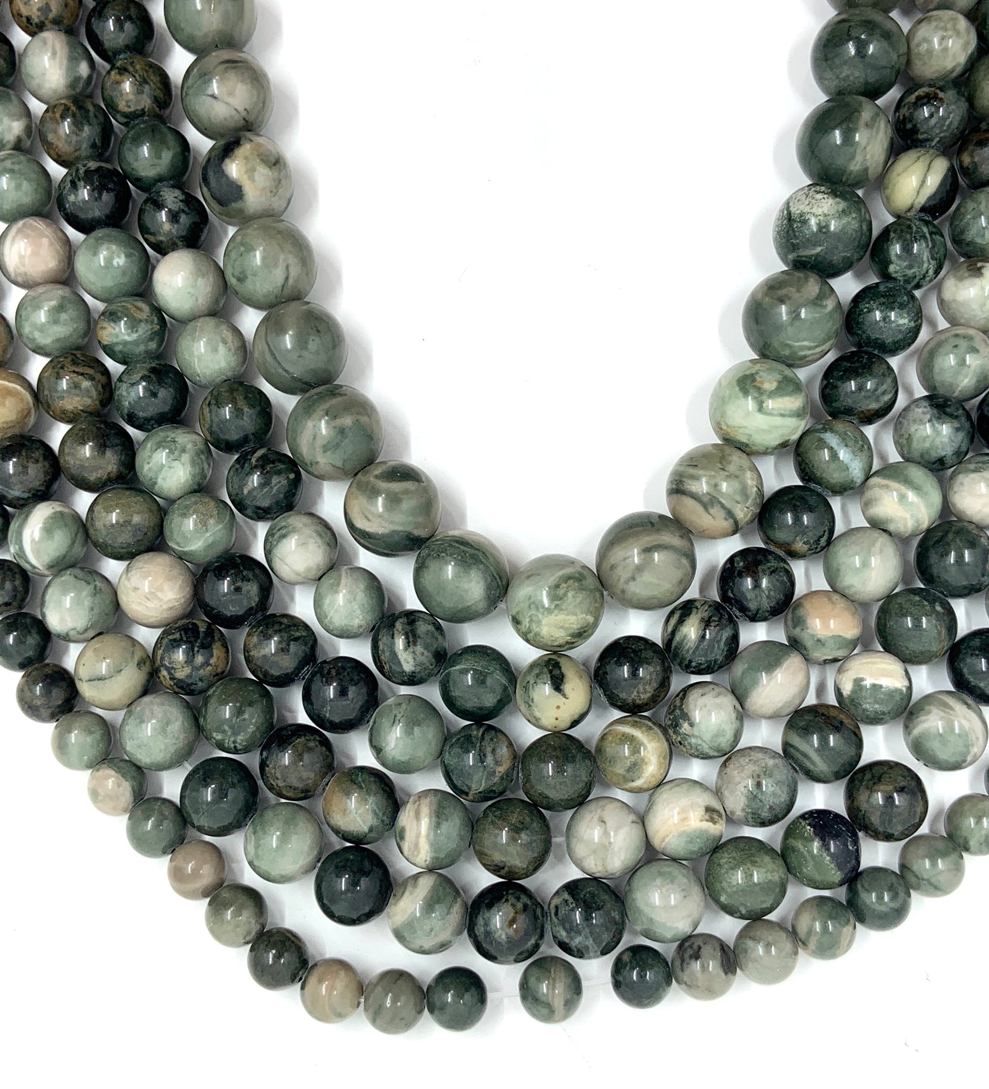 Green wood Jasper beads | Bellaire Wholesale