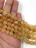 A quality Citrine Beads, 7.8mm | Bellaire Wholesale