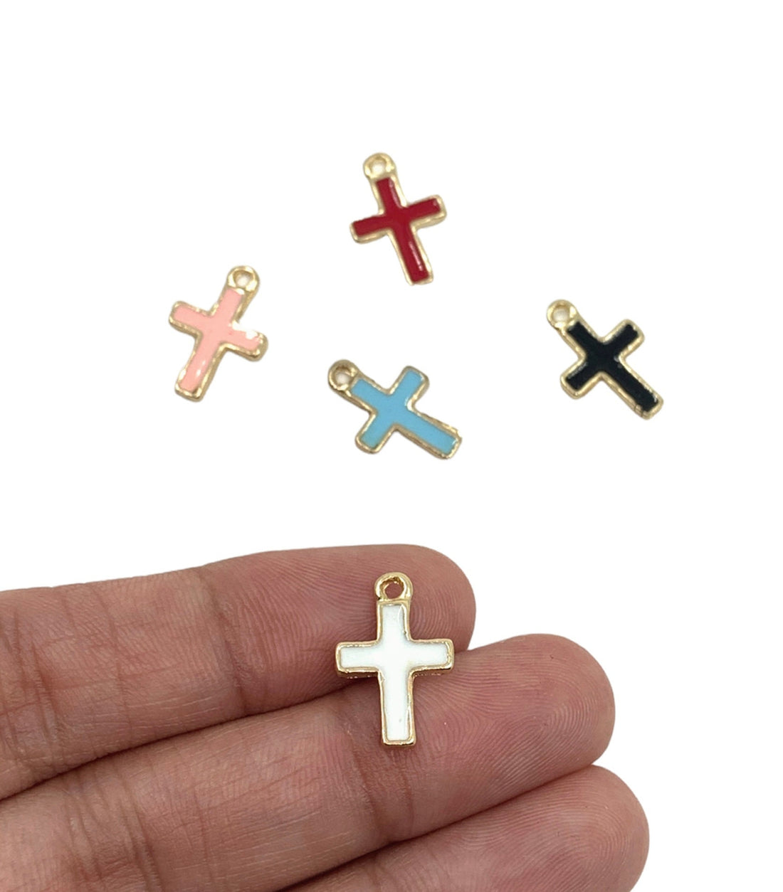 Enamel cross charms | Bellaire Wholesale