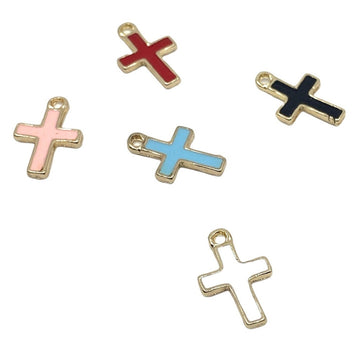 Enamel cross charms | Bellaire Wholesale