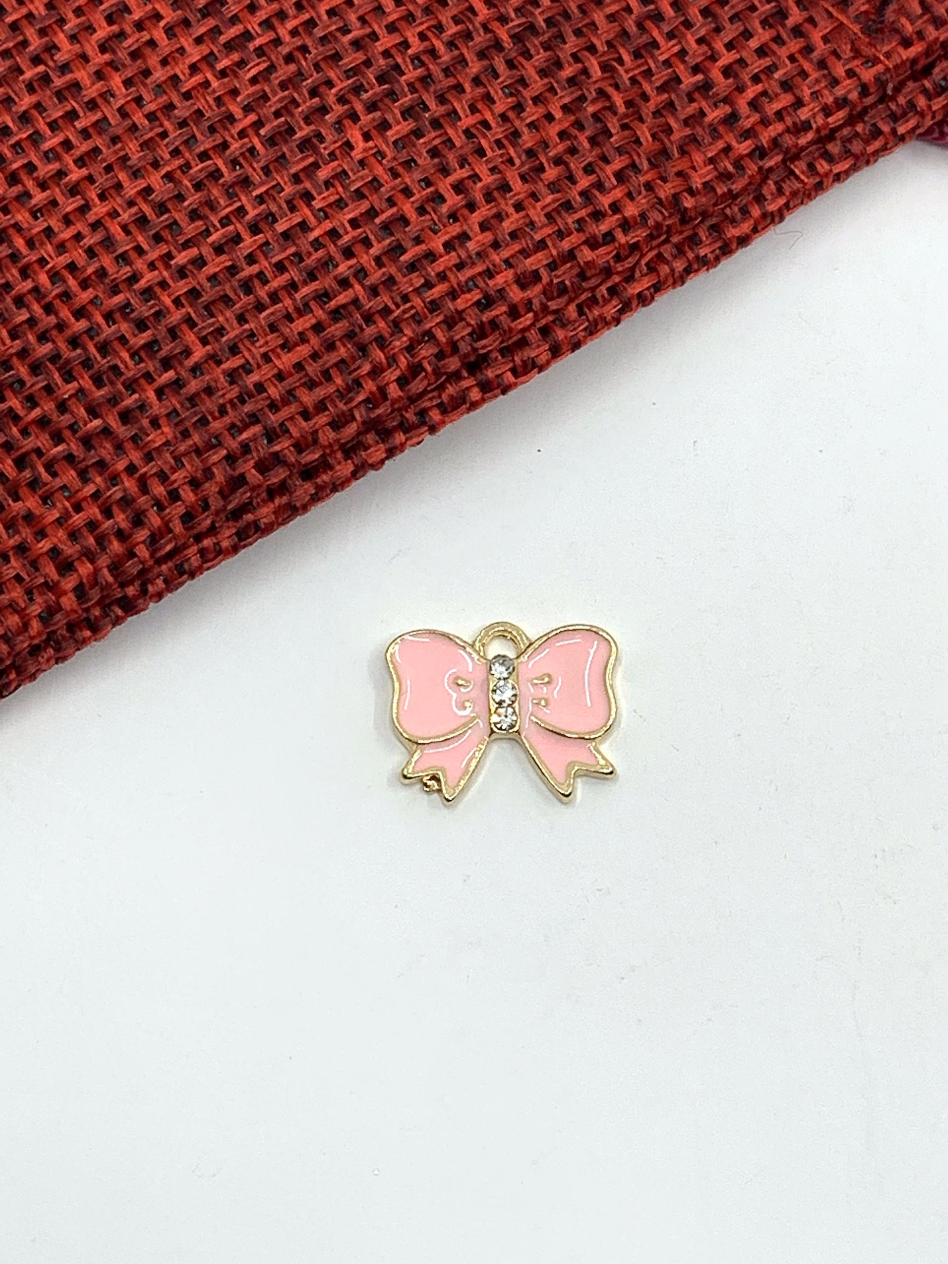 Enamel bow pendant | Bellaire Wholesale