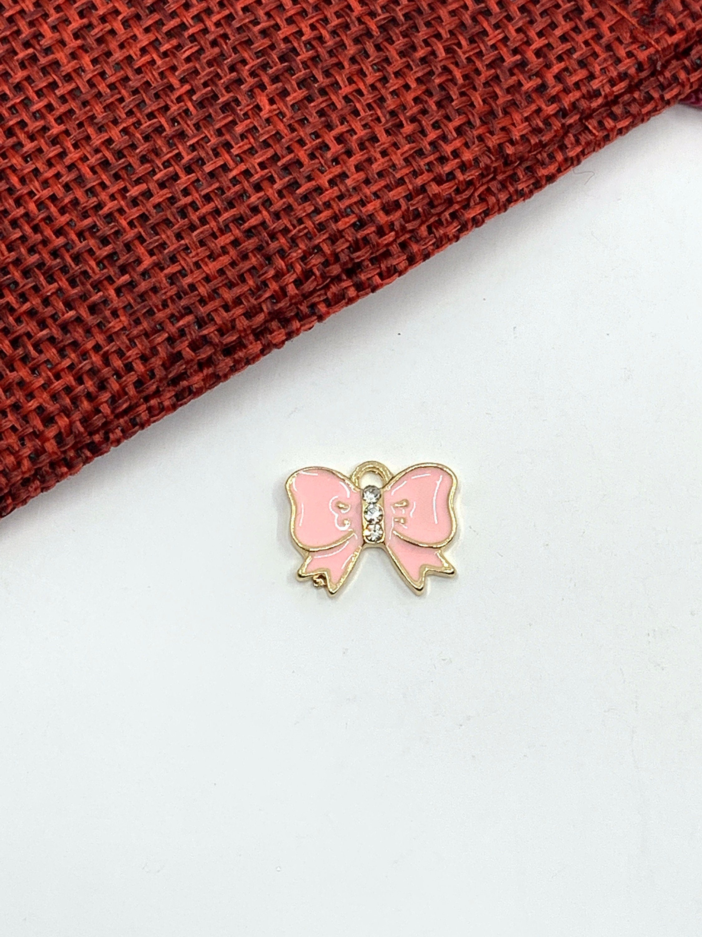 Enamel bow pendant | Bellaire Wholesale