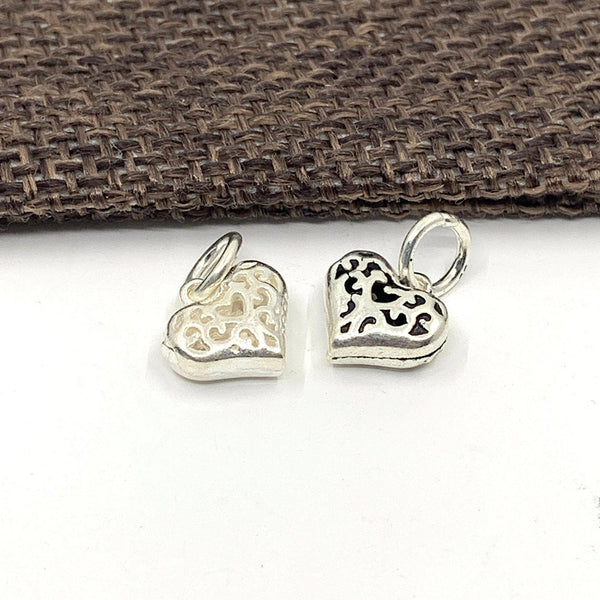 925 Sterling Silver Filigree Heart | Bellaire Wholesale