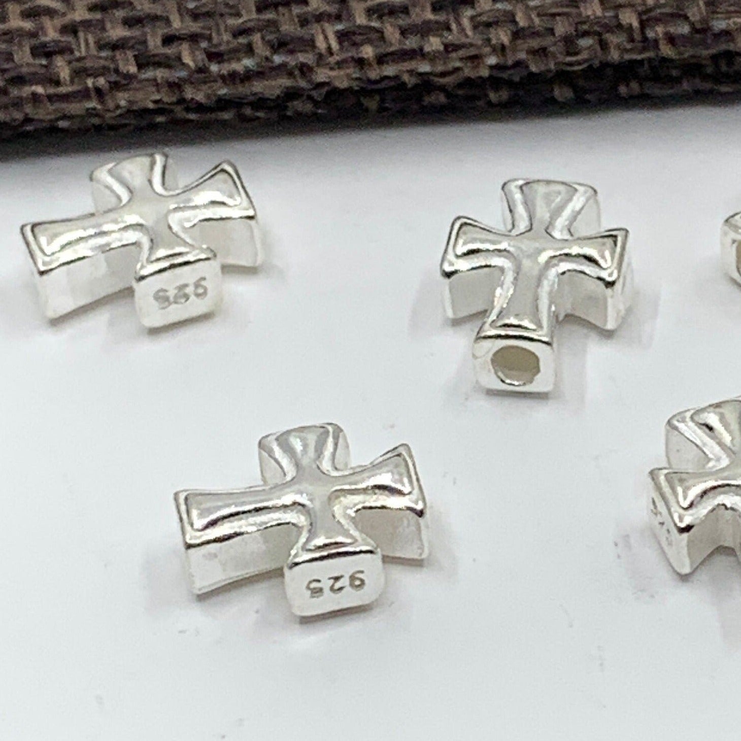 925 Sterling Silver Cross Bead | Bellaire Wholesale