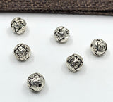 Tibetan Style Spacer beads, S925 | Bellaire Wholesale