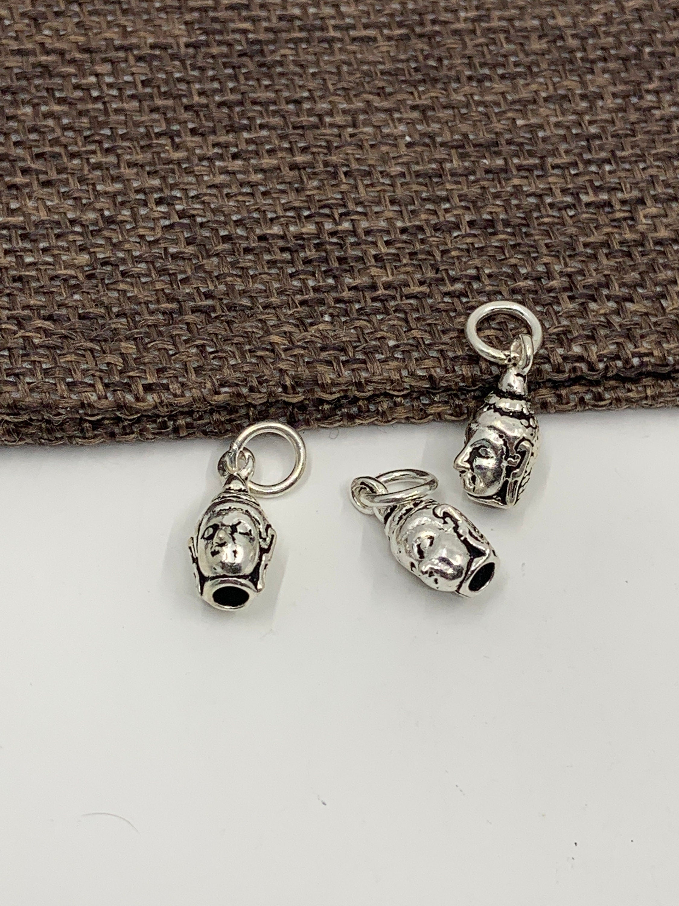 925 Sterling Silver Buddha Head Charm | Bellaire Wholesale