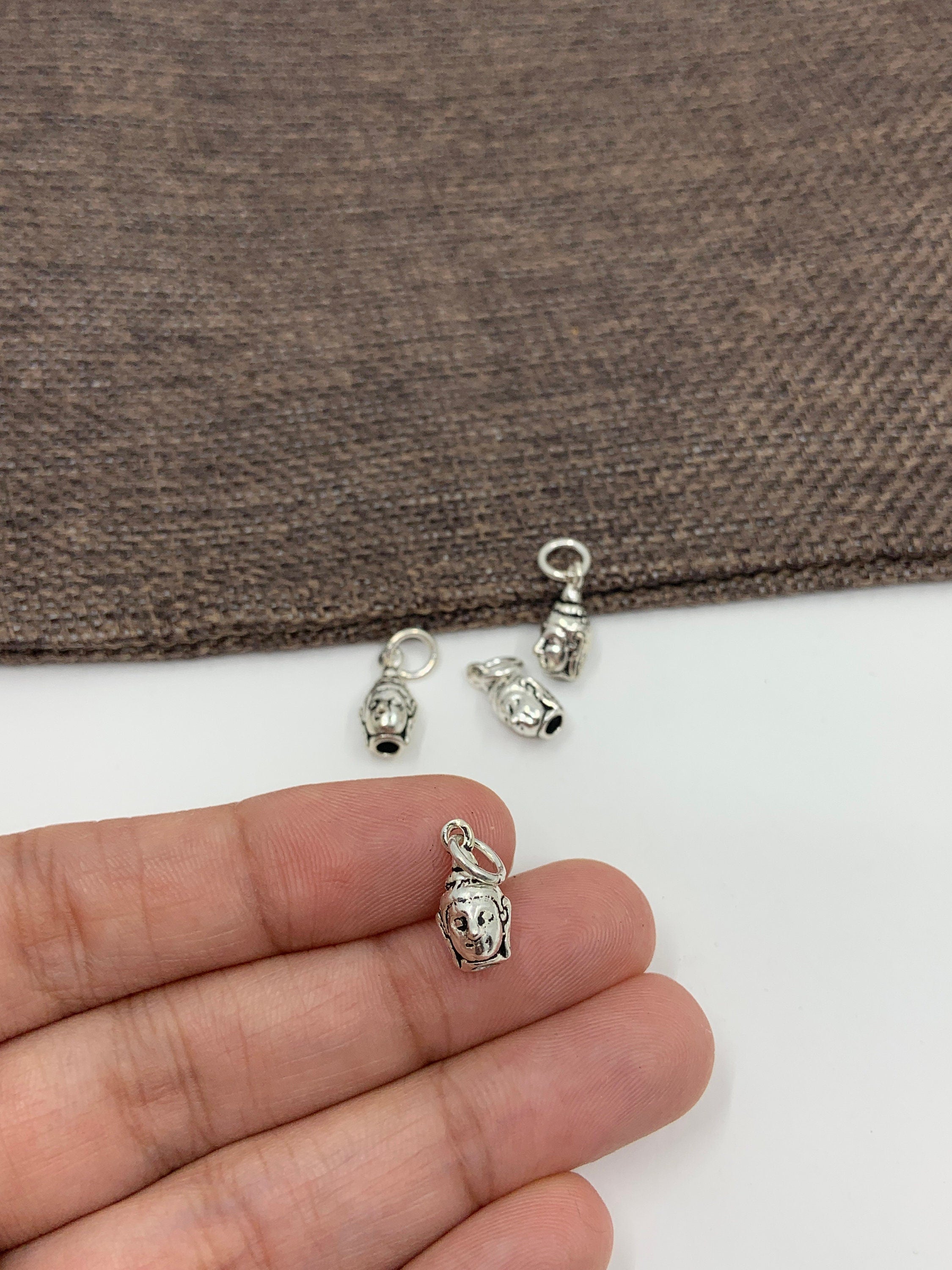 925 Sterling Silver Buddha Head Charm | Bellaire Wholesale