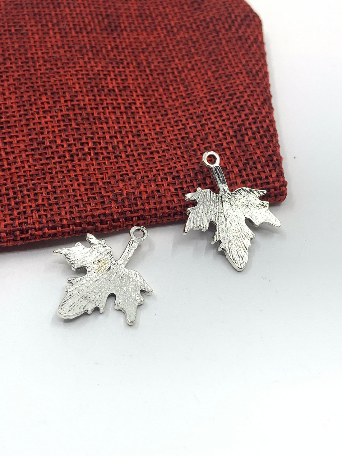 Antique Silver Leaf Charm | Bellaire Wholesale