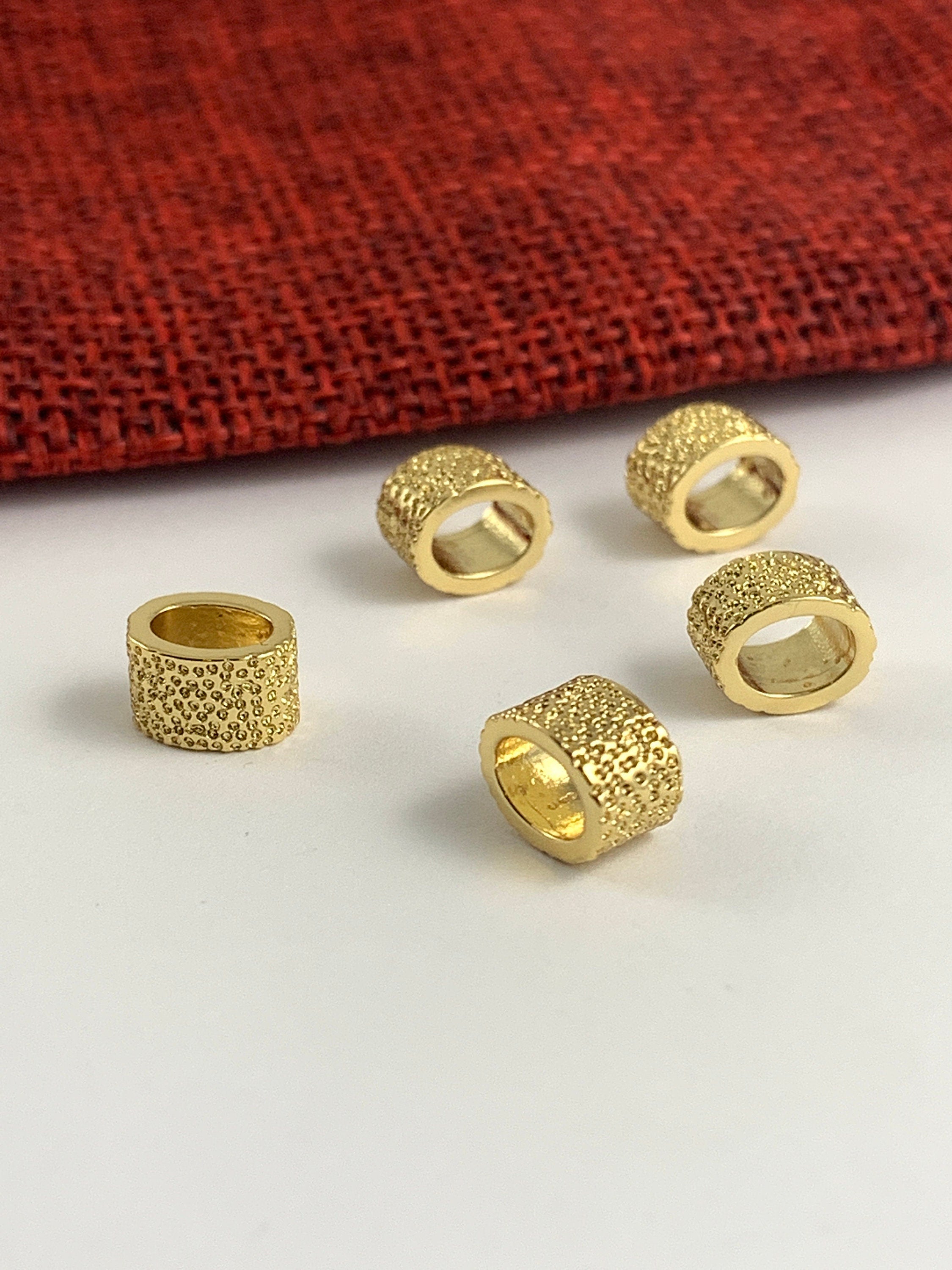 Gold Oval Brass beads | Bellaire Wholesale