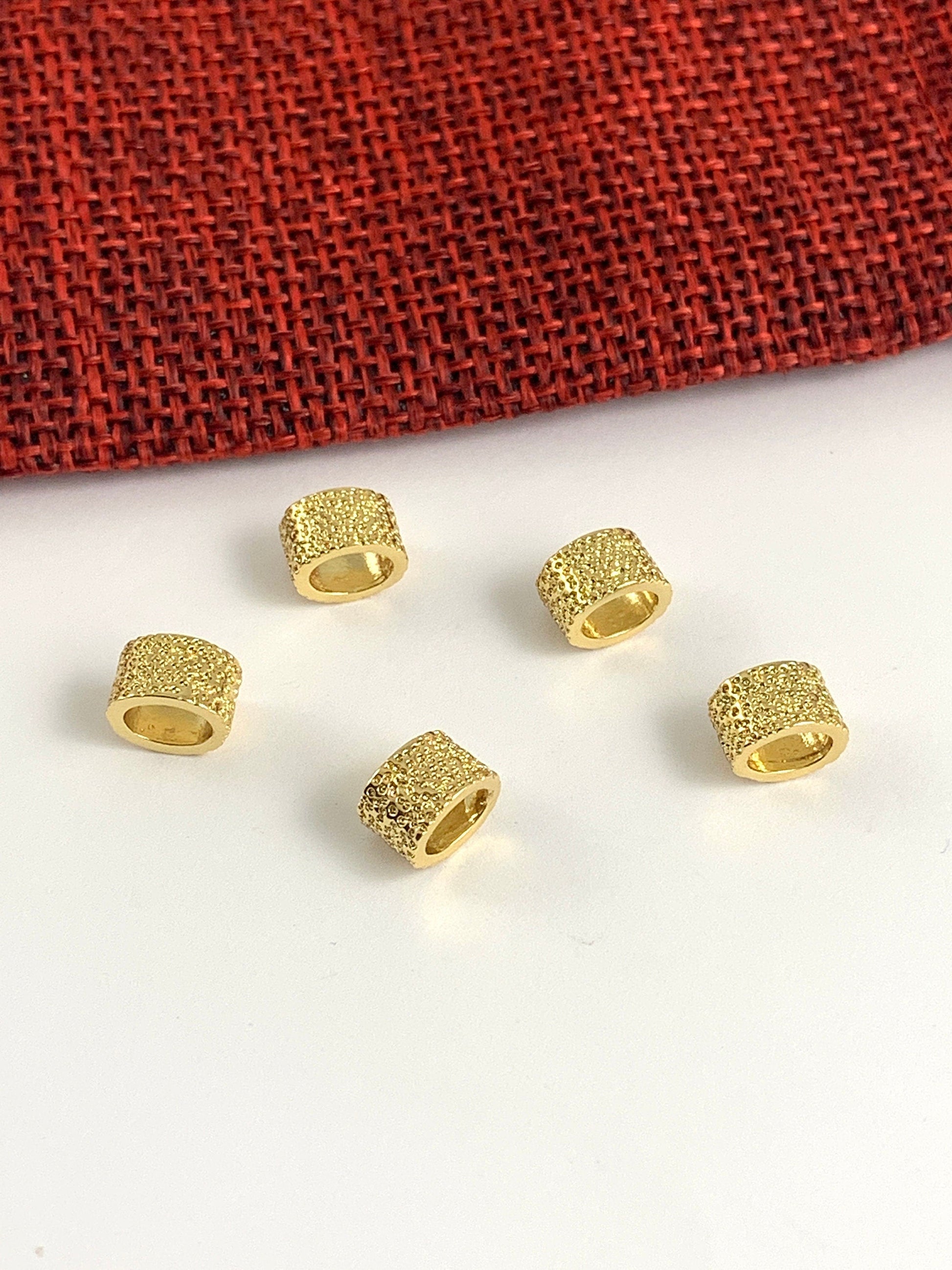 Gold Oval Brass beads | Bellaire Wholesale