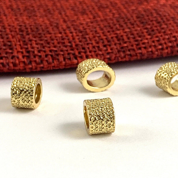 Gold Oval Brass beads | Bellaire Wholesale