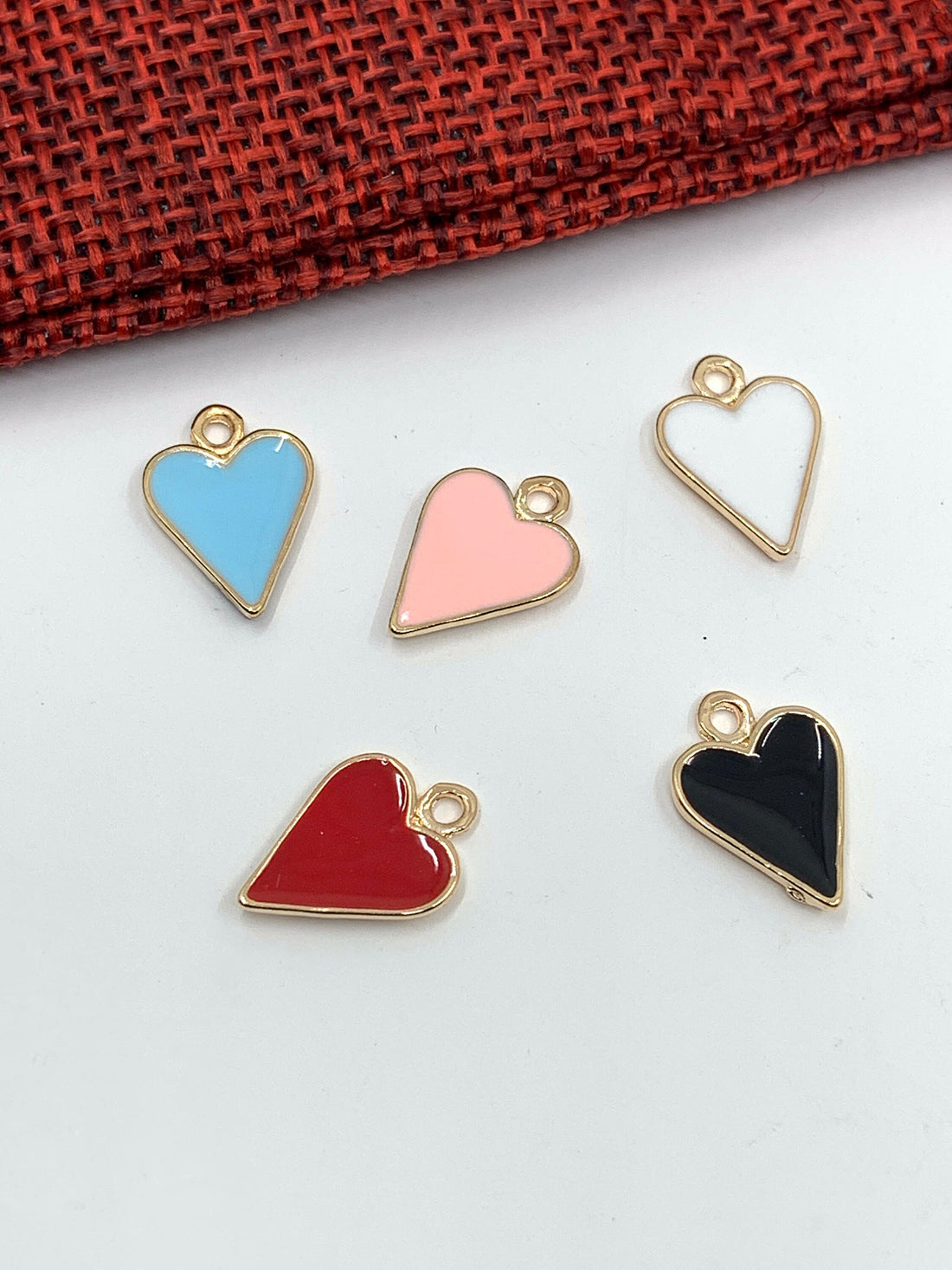 Long pointed Heart Charm