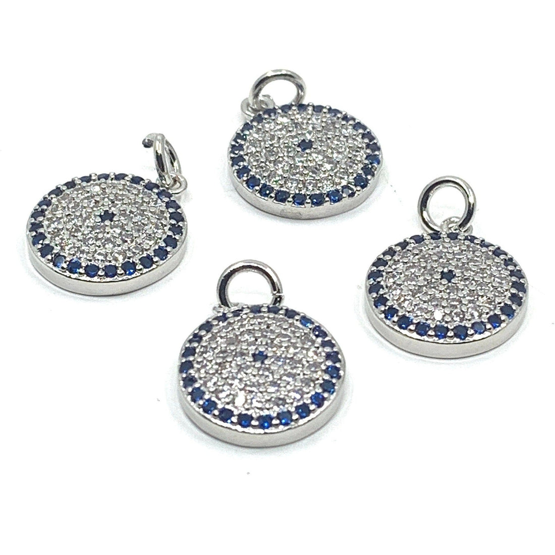 Round Blue Evil Eye Charm | Bellaire Wholesale