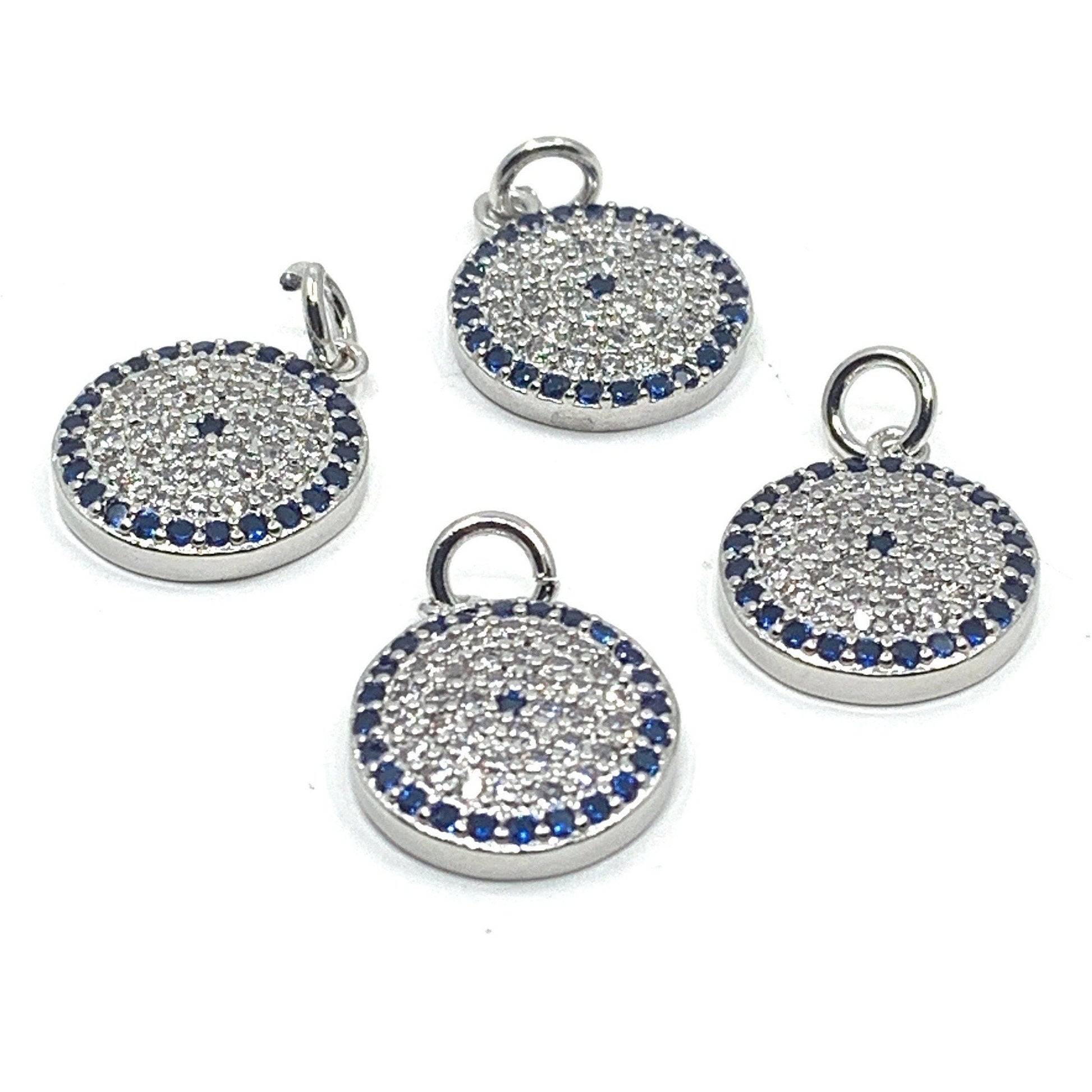 Round Blue Evil Eye Charm | Bellaire Wholesale