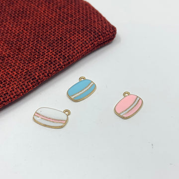 Enamel Macaron Charm | Bellaire Wholesale