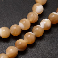 Caramel Mother of Pearl Beads | Bellaire Wholesale