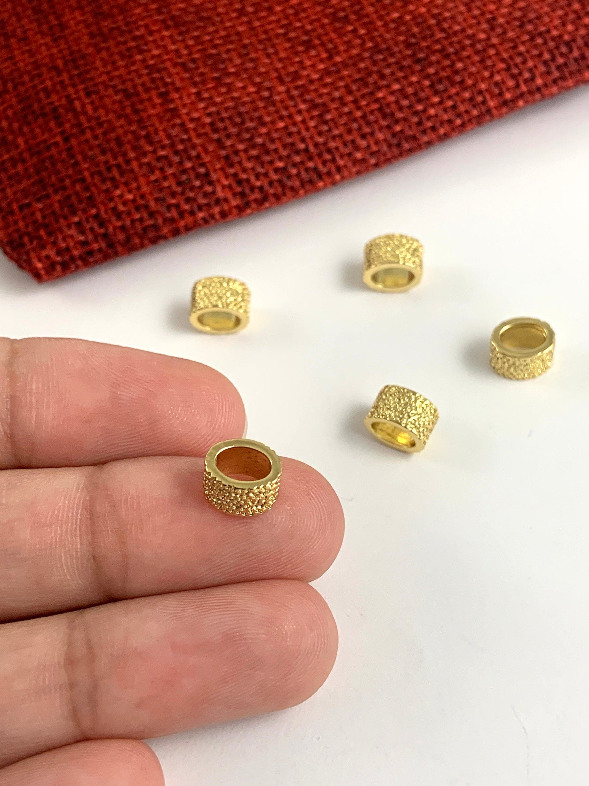 Gold Oval Brass beads | Bellaire Wholesale