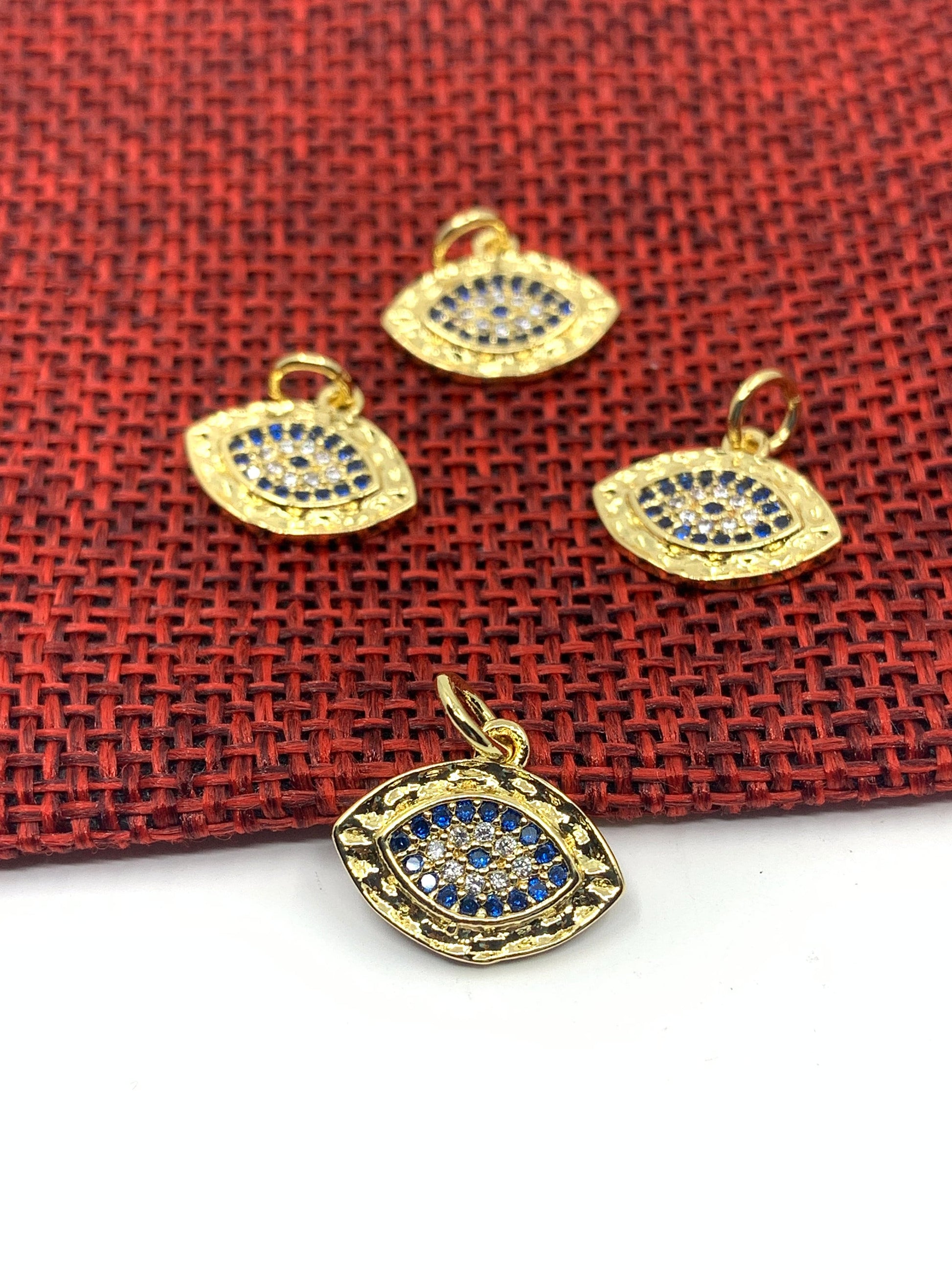 Evil eye gold charm | Bellaire Wholesale