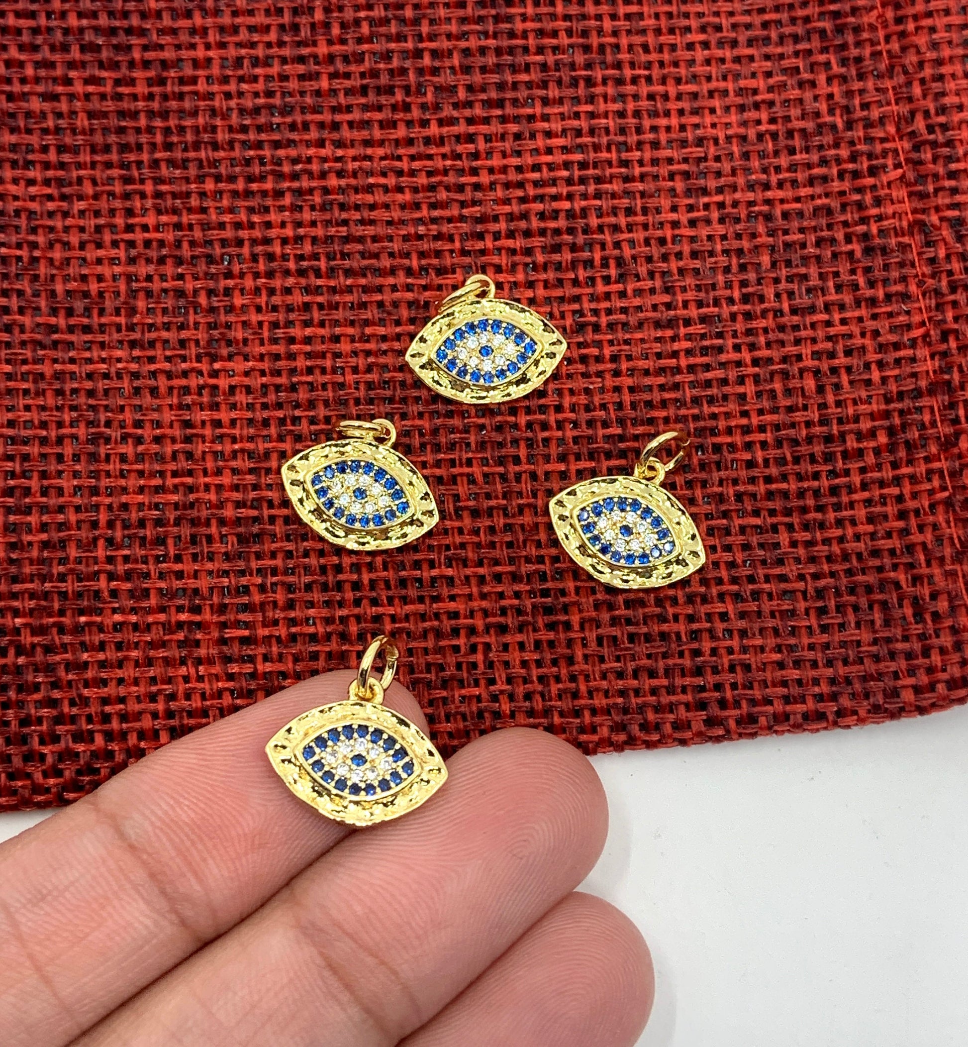 Evil eye gold charm | Bellaire Wholesale