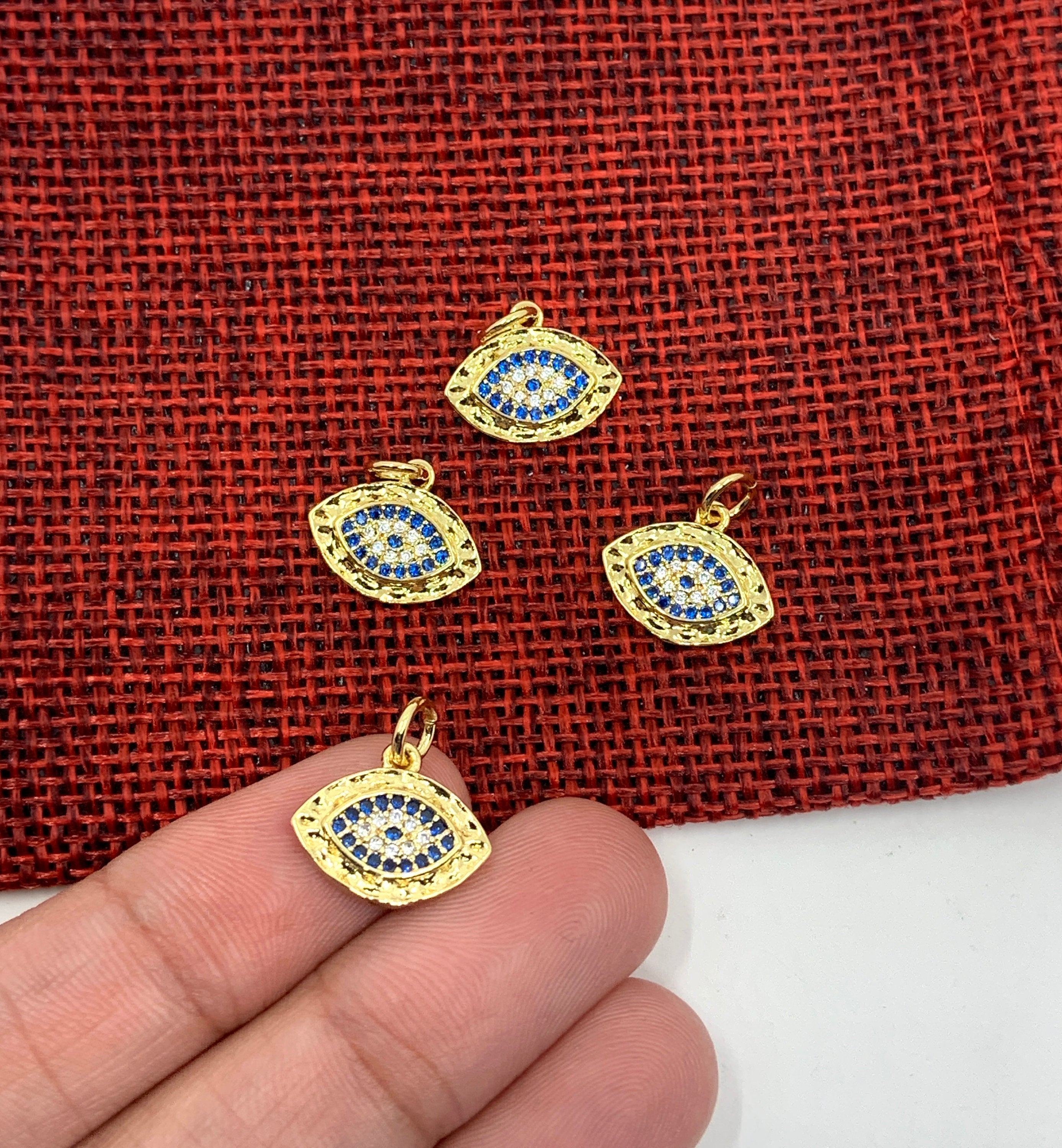 Evil eye gold charm | Bellaire Wholesale