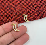 Half Moon Gold Charm, Crescent Moon | Bellaire Wholesale