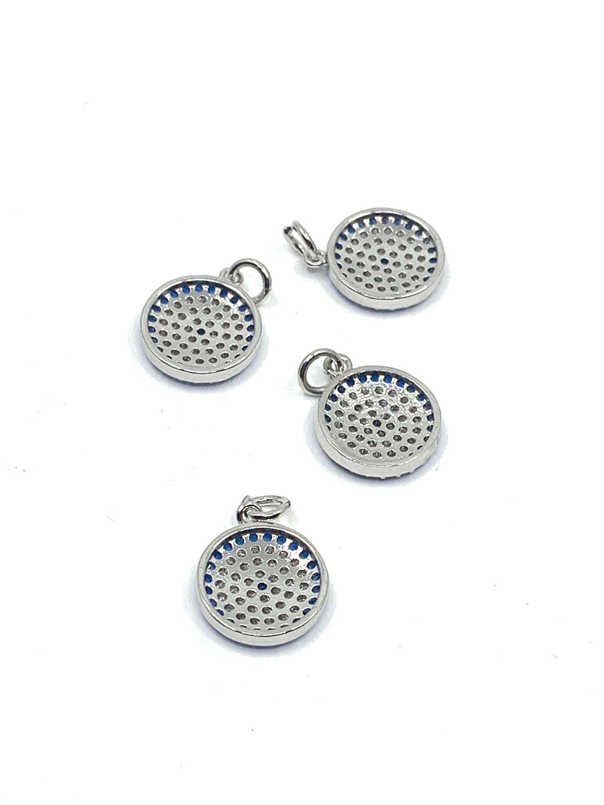 Round Blue Evil Eye Charm | Bellaire Wholesale