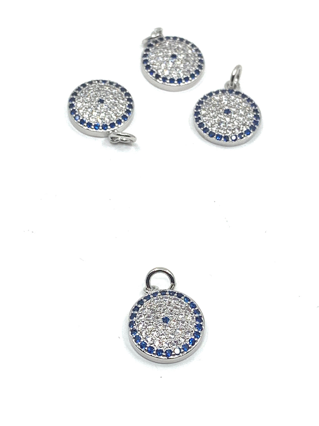 Round Blue Evil Eye Charm | Bellaire Wholesale