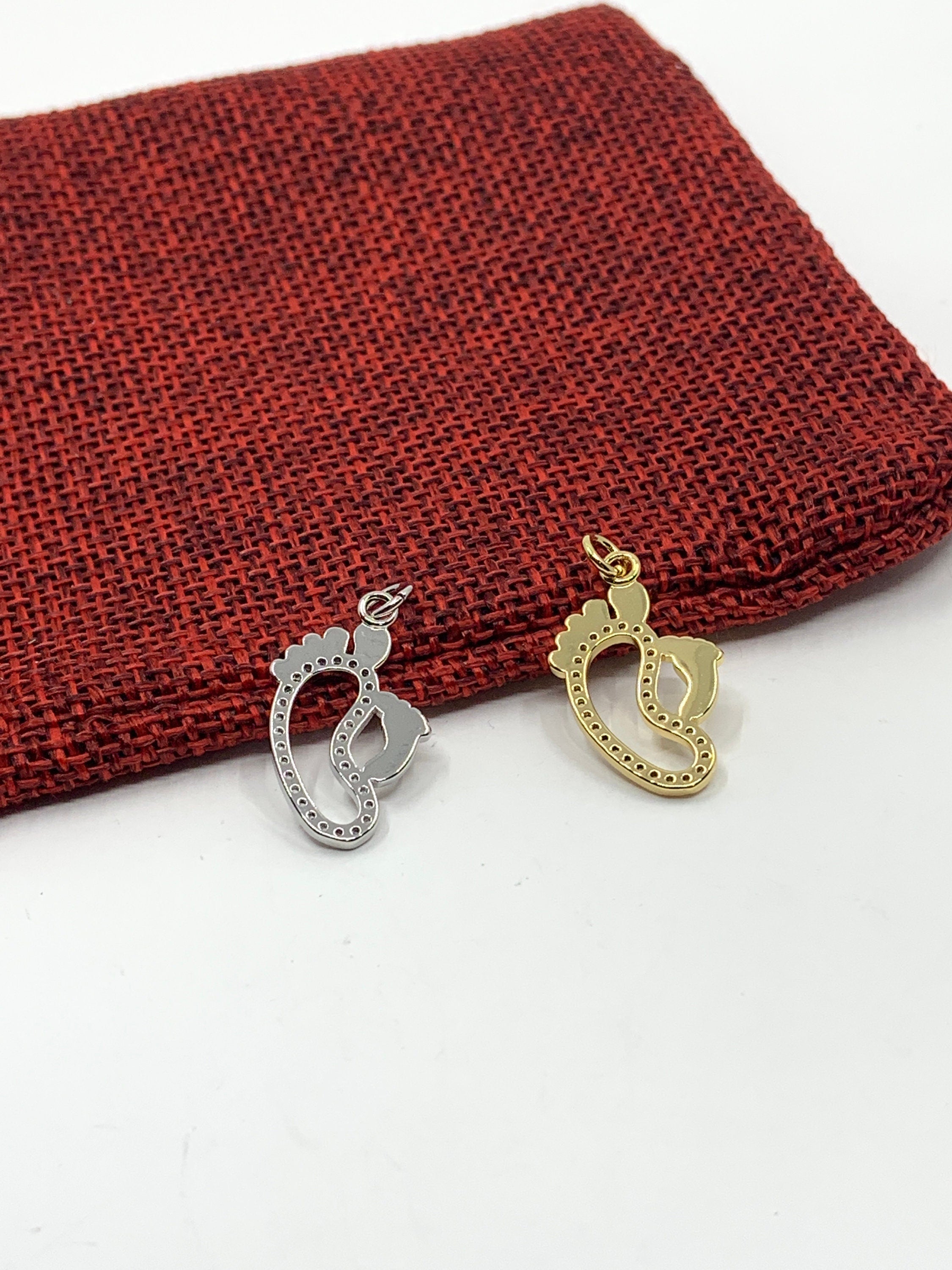 Baby and Mom foot charm | Bellaire Wholesale