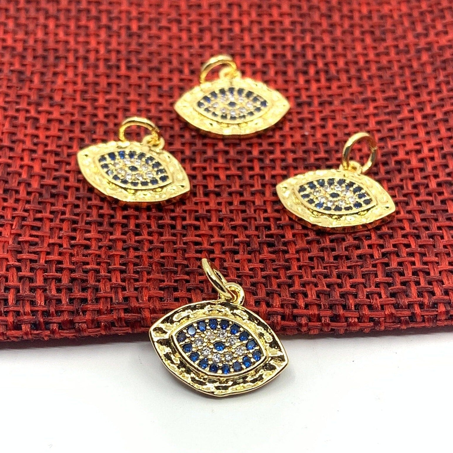 Evil eye gold charm | Bellaire Wholesale