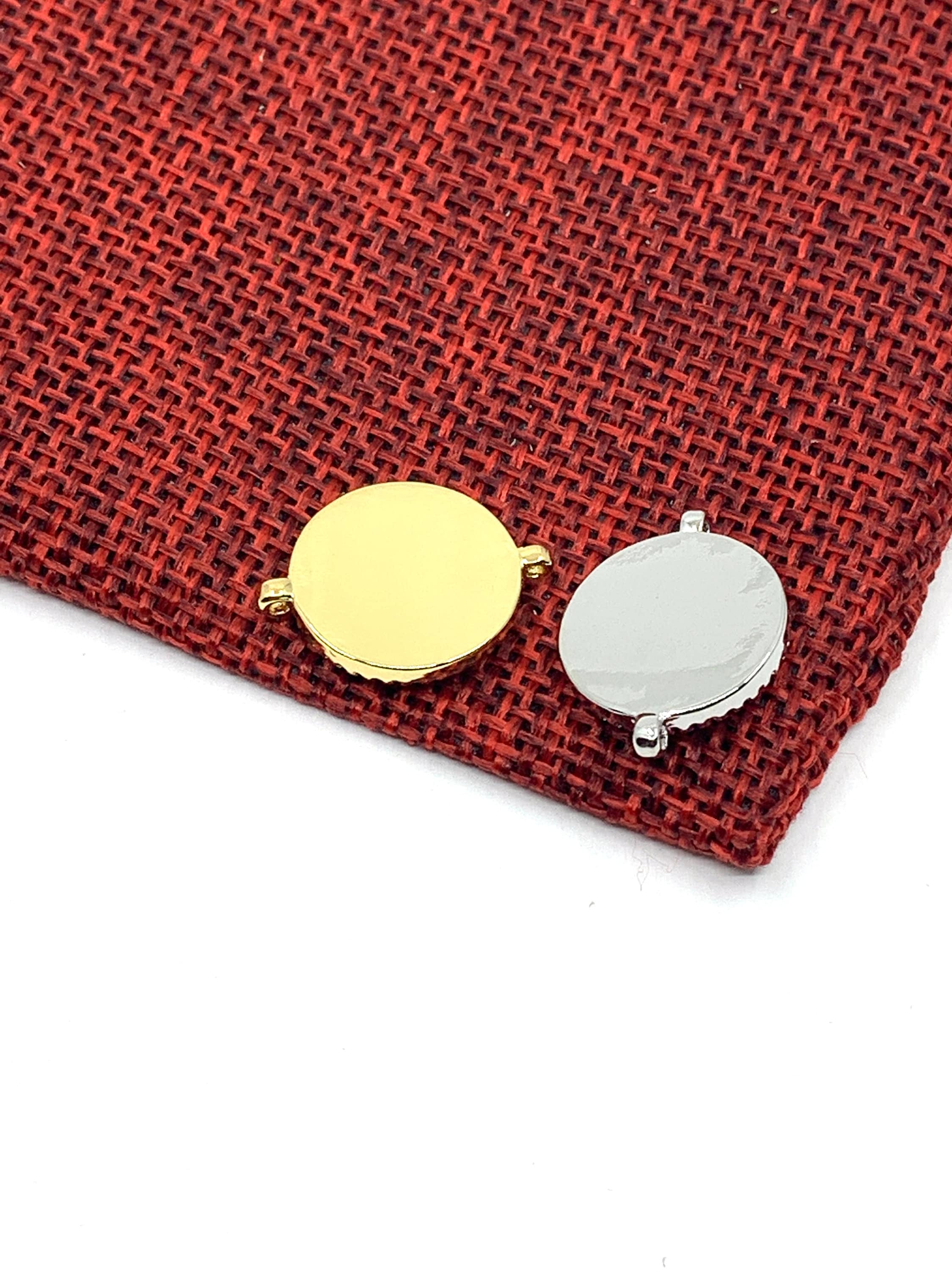 Shiny Cubic Zirconia Evil Eye Connector | Bellaire Wholesale