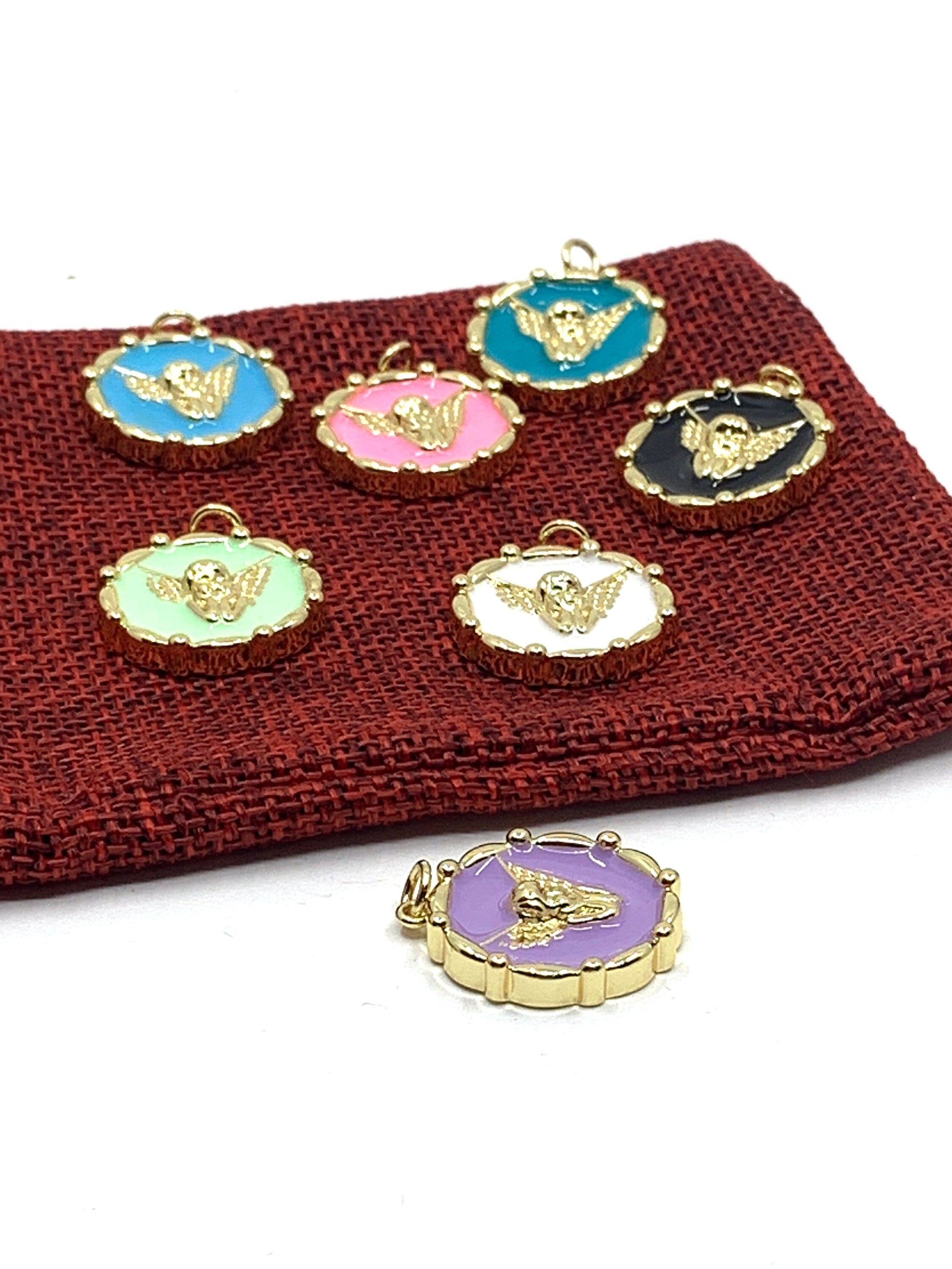 Guardian Angel Charm, 7 colors | Bellaire Wholesale