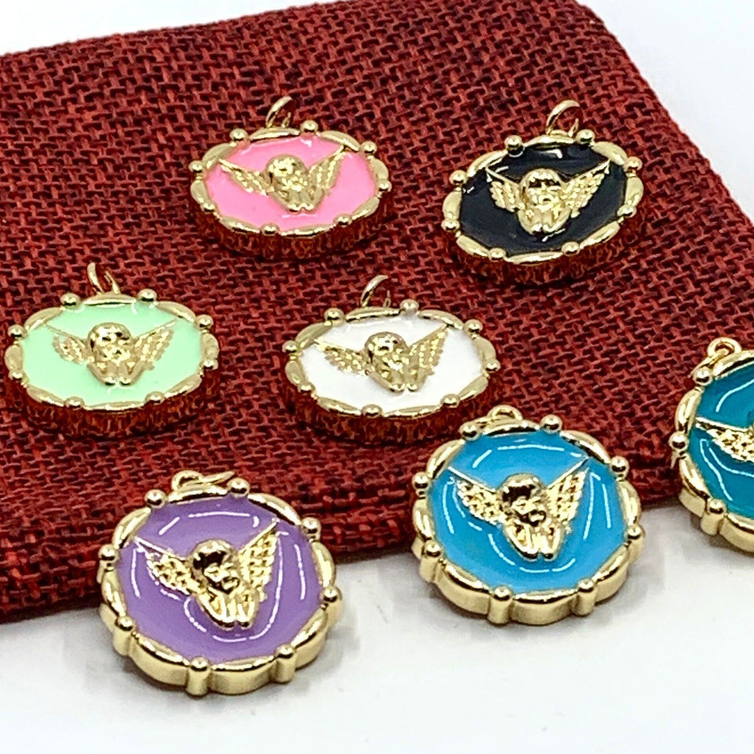 Guardian Angel Charm, 7 colors | Bellaire Wholesale