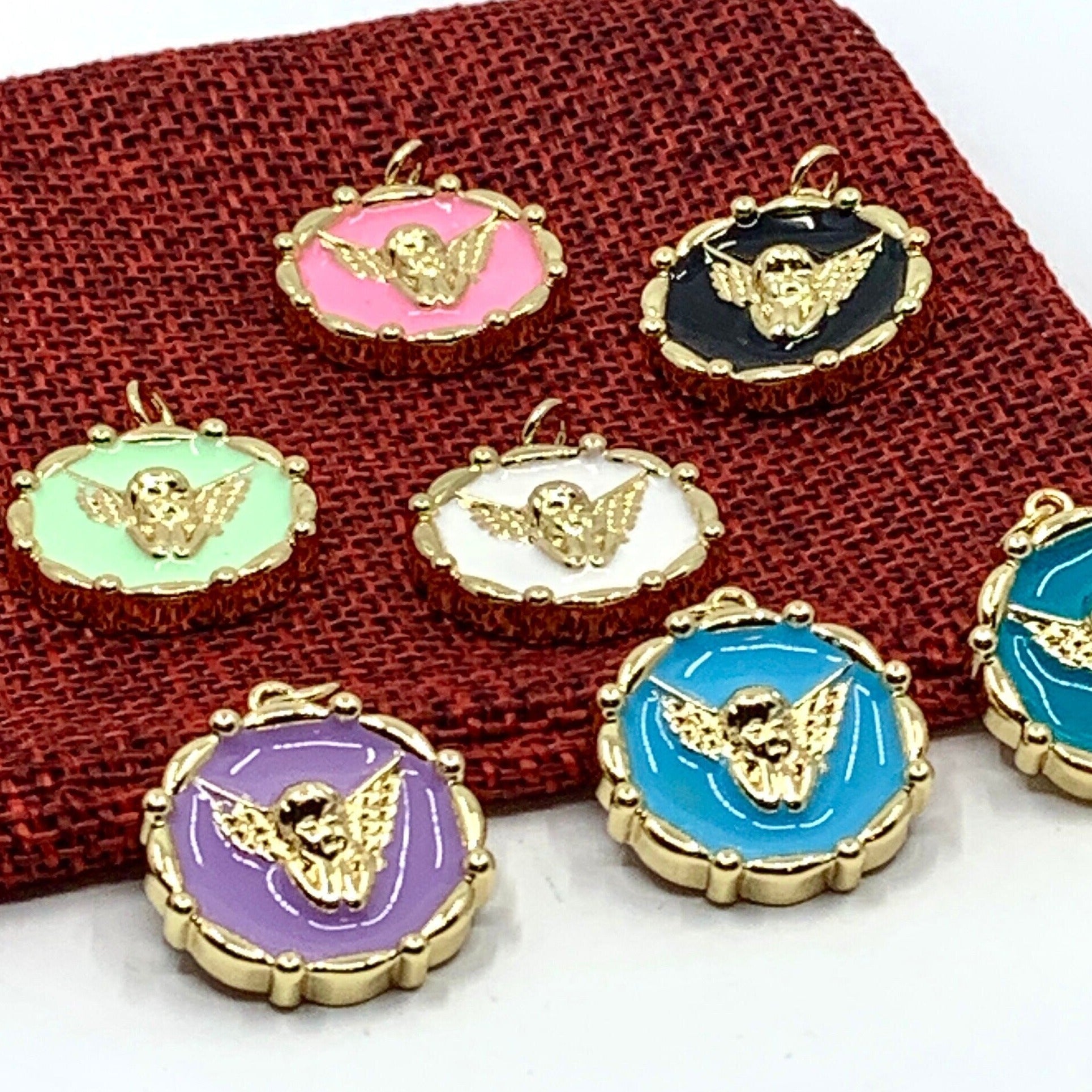 Guardian Angel Charm, 7 colors | Bellaire Wholesale