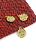 Gold Round Evil Eye | Bellaire Wholesale