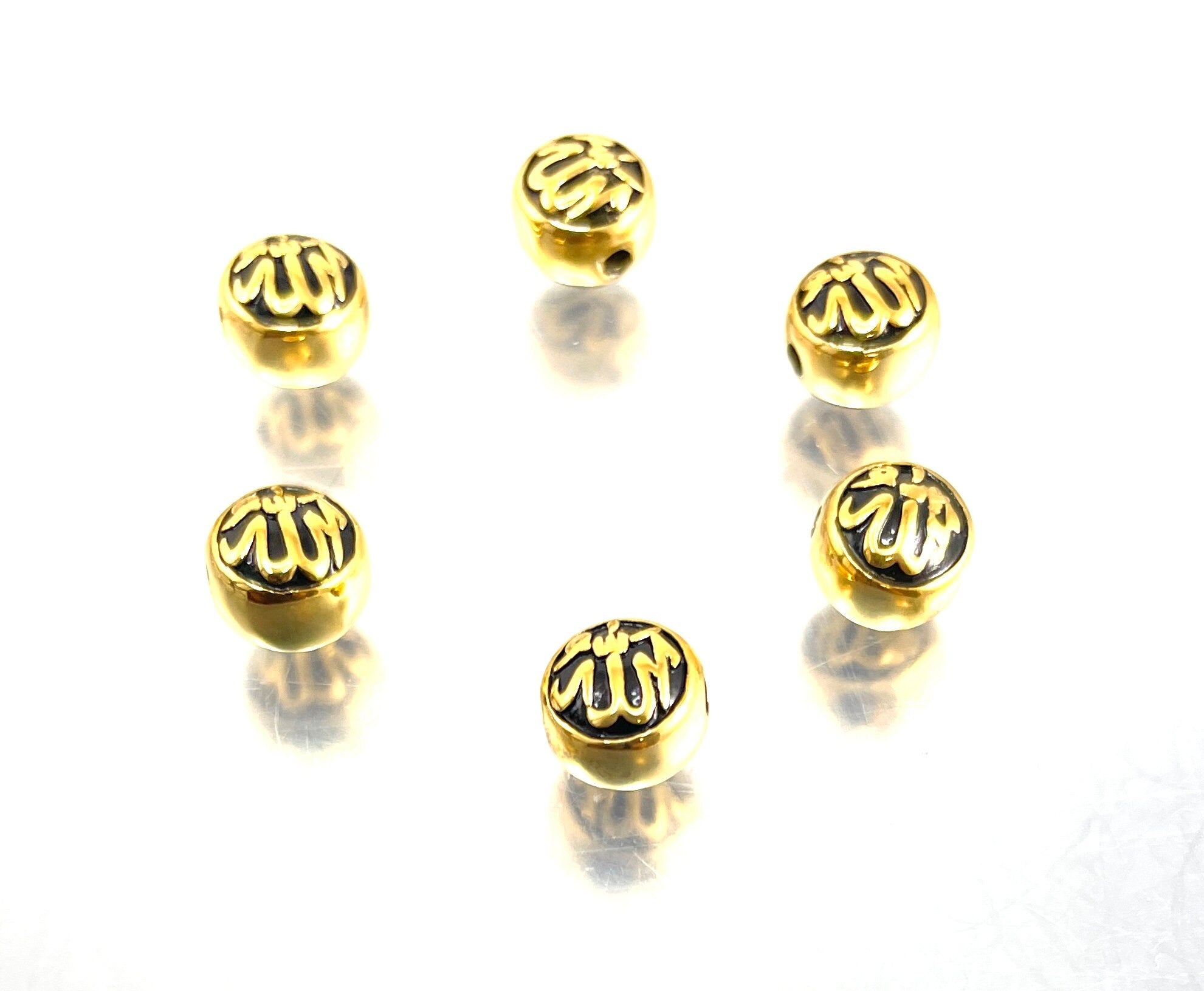 Stainless Steel Allah Bead | Bellaire Wholesale