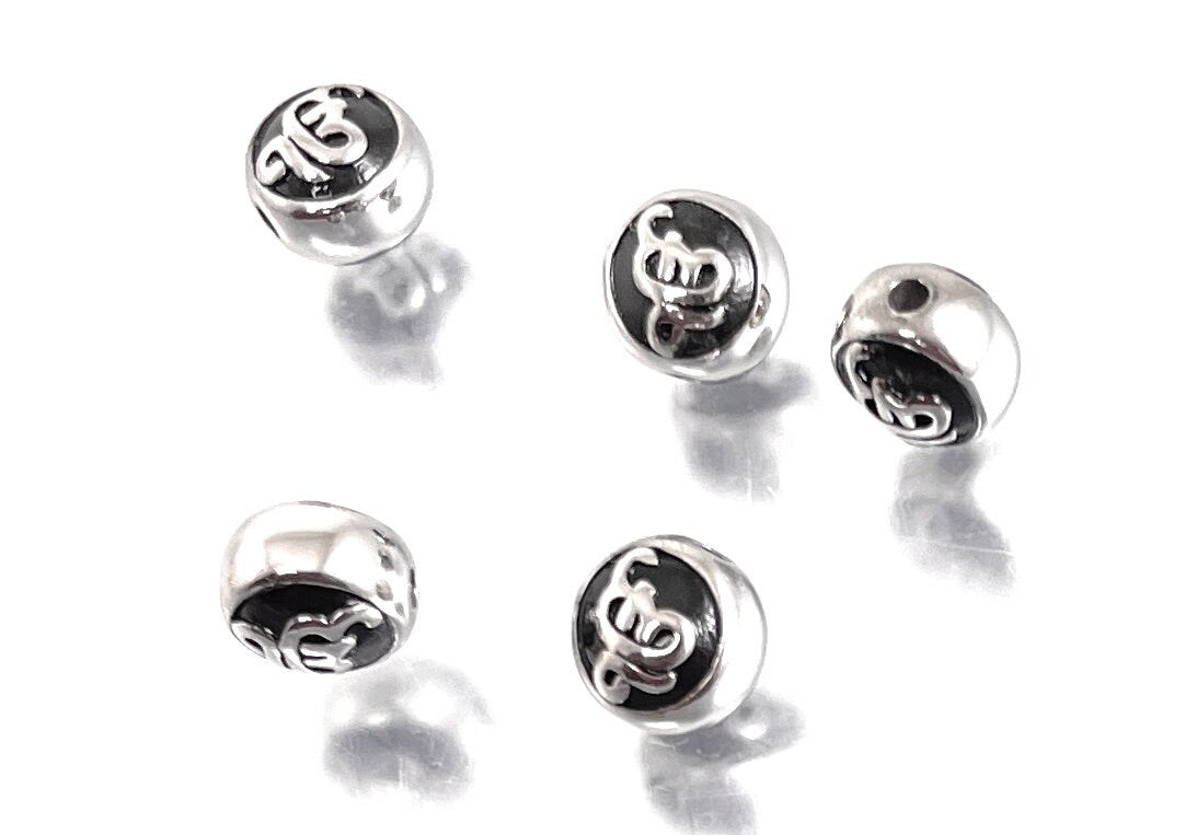 Stainless Steel Ek Onkar Bead | Bellaire Wholesale