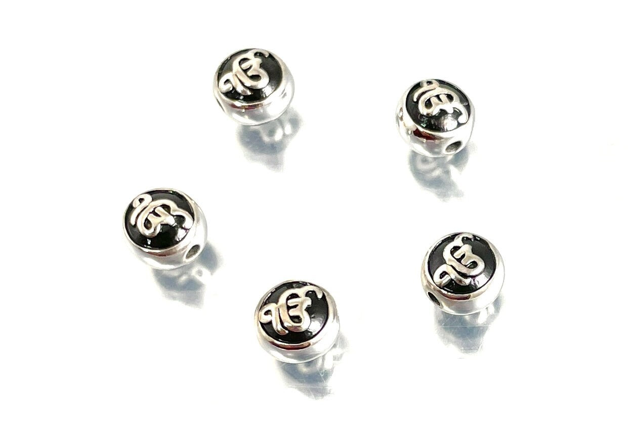 Stainless Steel Ek Onkar Bead | Bellaire Wholesale