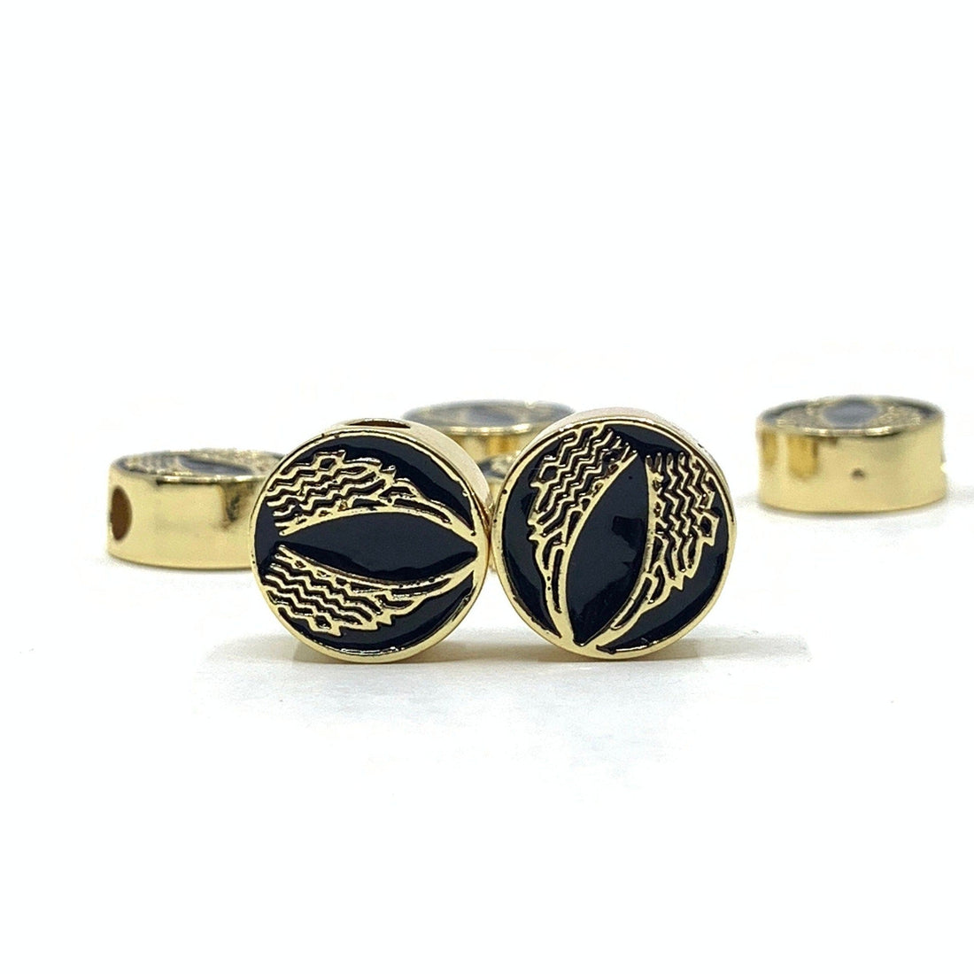 11mm Enamel Angel Wing Beads | Bellaire Wholesale